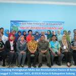 In House Training Peningkatan Mutu dan Keselamatan Pasien (PMKP) di RSUD Subang (1-2 Oktober 2015)