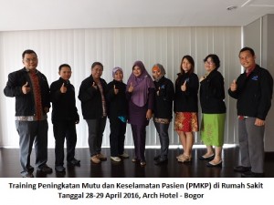 Training PMKP Peningkatan Mutu dan Keselamatan Pasien 