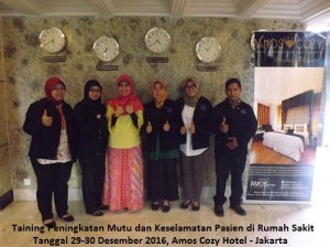 Training PMKP Peningkatan Mutu dan Keselamatan Pasien 