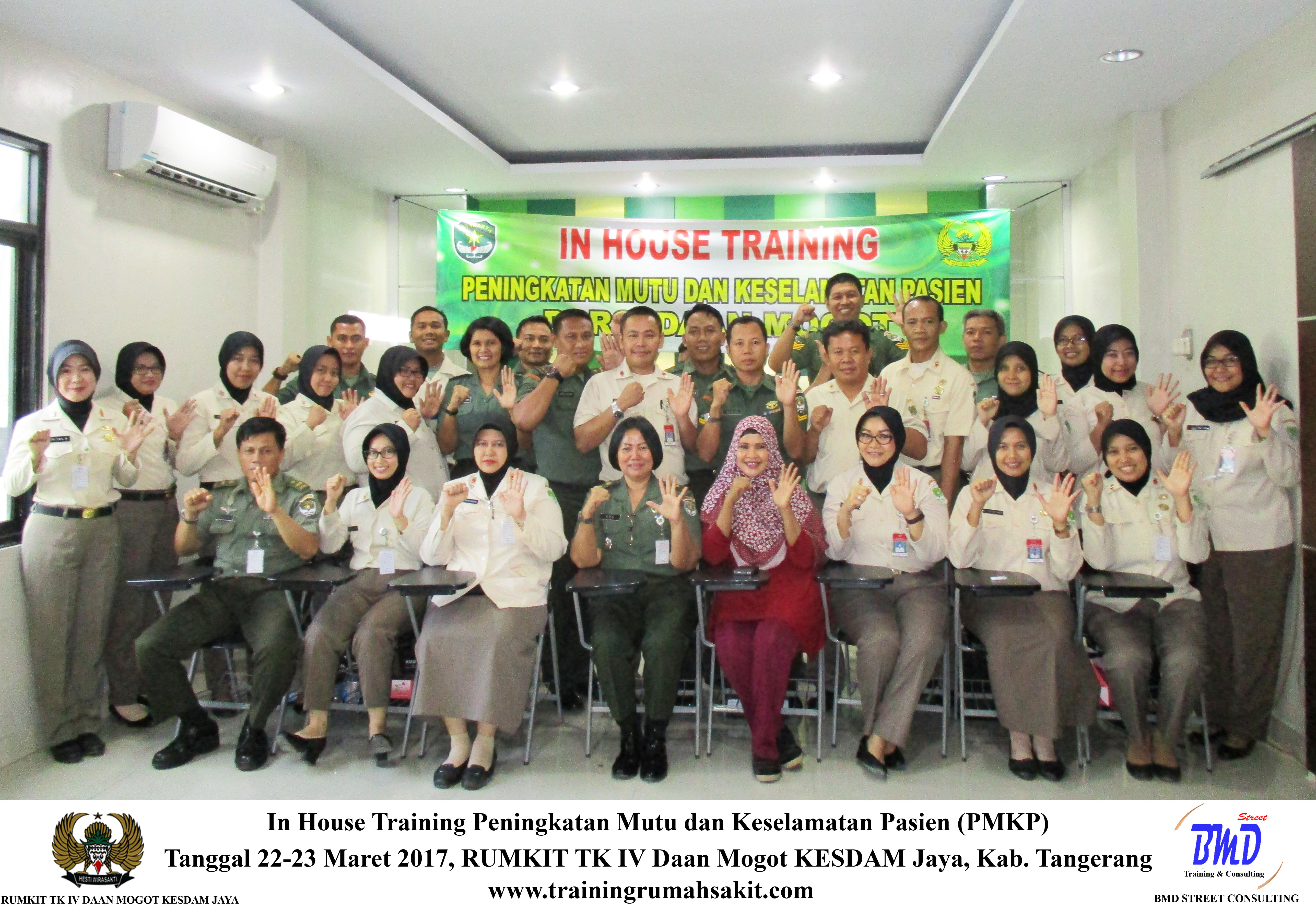 In House Training Peningkatan Mutu Dan Keselamatan Pasien (PMKP) RS Daan Mogot Tanggerang Selatan (22-23 Maret 2017)