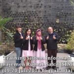 Training Sistem Informasi Manajemen Rumah Sakit (SIMRS) (19-20 Juli 2018 Yogyakarta)