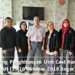 Training Penghitungan Unit Cost Rumah Sakit (15-16 Oktober 2018 Bogor)