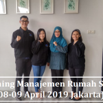 Training Manajemen Rumah Sakit (08-09 April 2019 Jakarta)