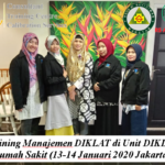 Training Manajemen DIKLAT di Unit DIKLAT Rumah Sakit (13-14 Januari 2020 Jakarta)