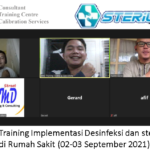 Online Training Implementasi Desinfeksi dan sterilisasi di Rumah Sakit (02-03 September 2021)