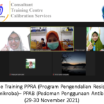Online Training PPRA (Program Pengendalian Resistensi Antimikroba)– PPAB (Pedoman Penggunaan Antibiotik) (29-30 November 2021)