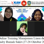 Online Training Manajemen Linen dan Laundry Rumah Sakit ( 27-28 Oktober 2022 )